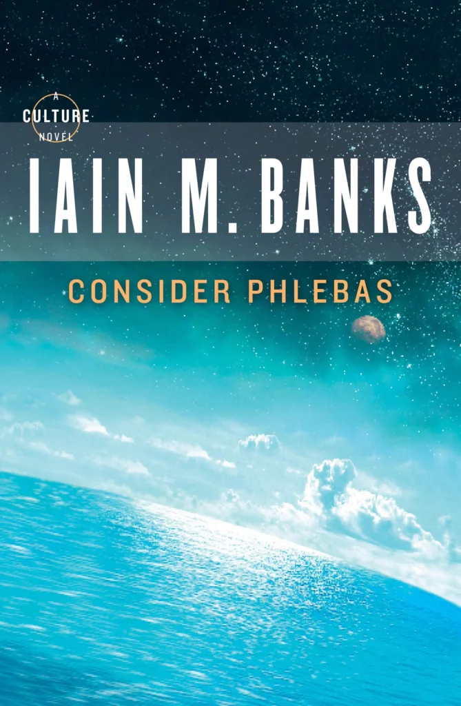 The cover for Iain M. Banks' Consider Phlebas