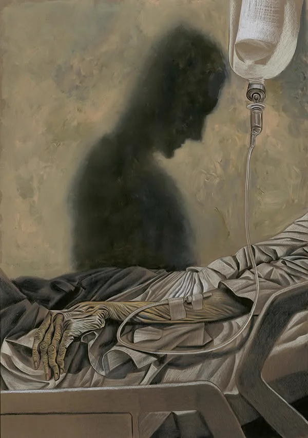 Dave McKean art for PS Publishing's edition of Night Shift