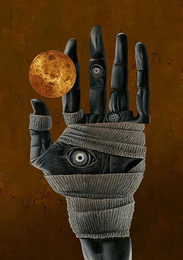 Dave McKean art for PS Publishing's edition of Night Shift