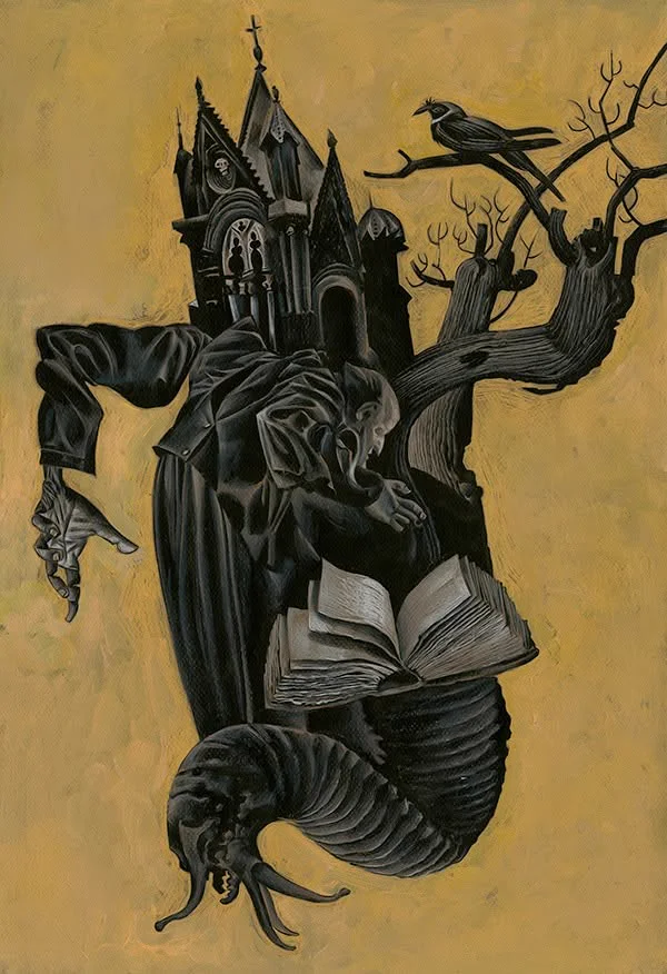 Dave McKean art for PS Publishing's edition of Night Shift