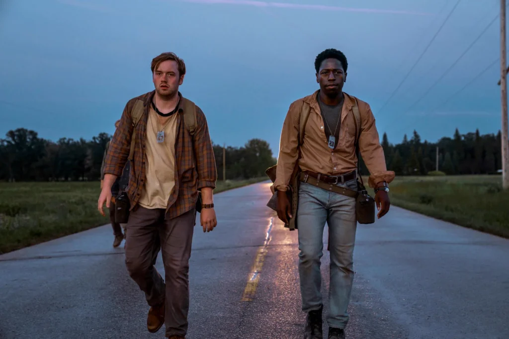 Ray and Pete from The Long Walk movie adaptation.