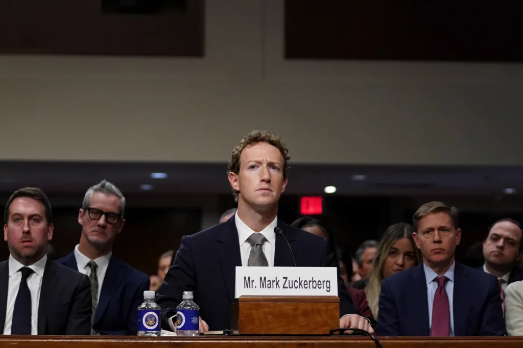 Mark Zuckerberg on trial.